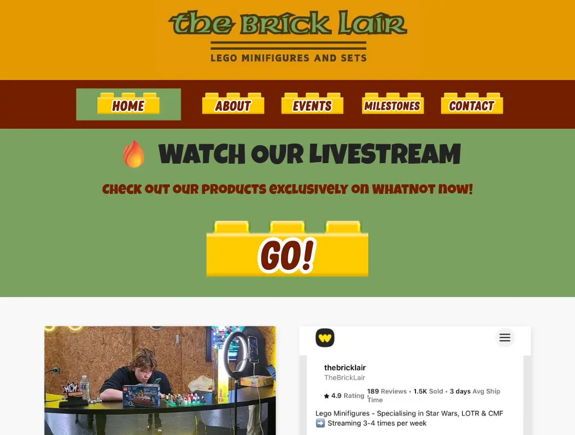 The Brick Lair Homepage